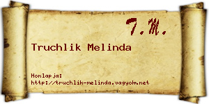 Truchlik Melinda névjegykártya