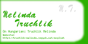 melinda truchlik business card